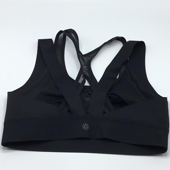 Athleta Eclipse Reversible Mesh Bra Black NWT - Picture 5 of 8